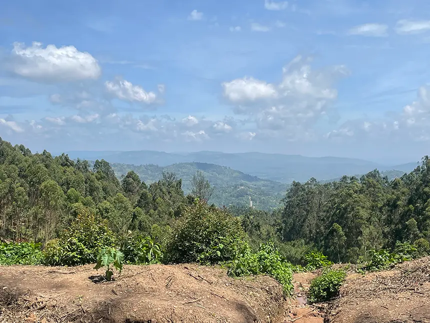 Utsikt över Machakos, Kenya